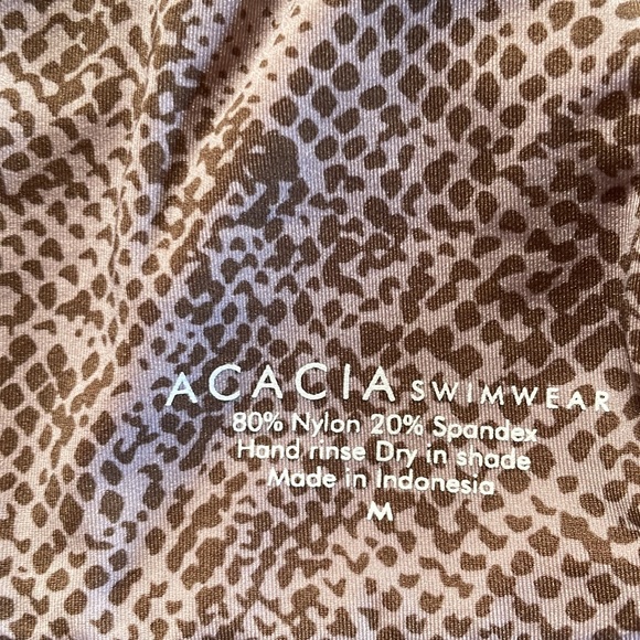 Acacia Bikini Top Peach n Snakeskin🧜🏻‍♀️ - Picture 3 of 4
